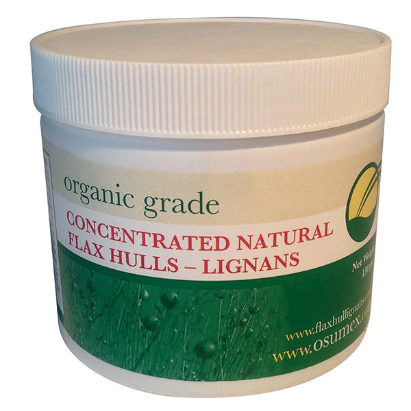 Concentrated Natural Flax Hulls - Lignans
